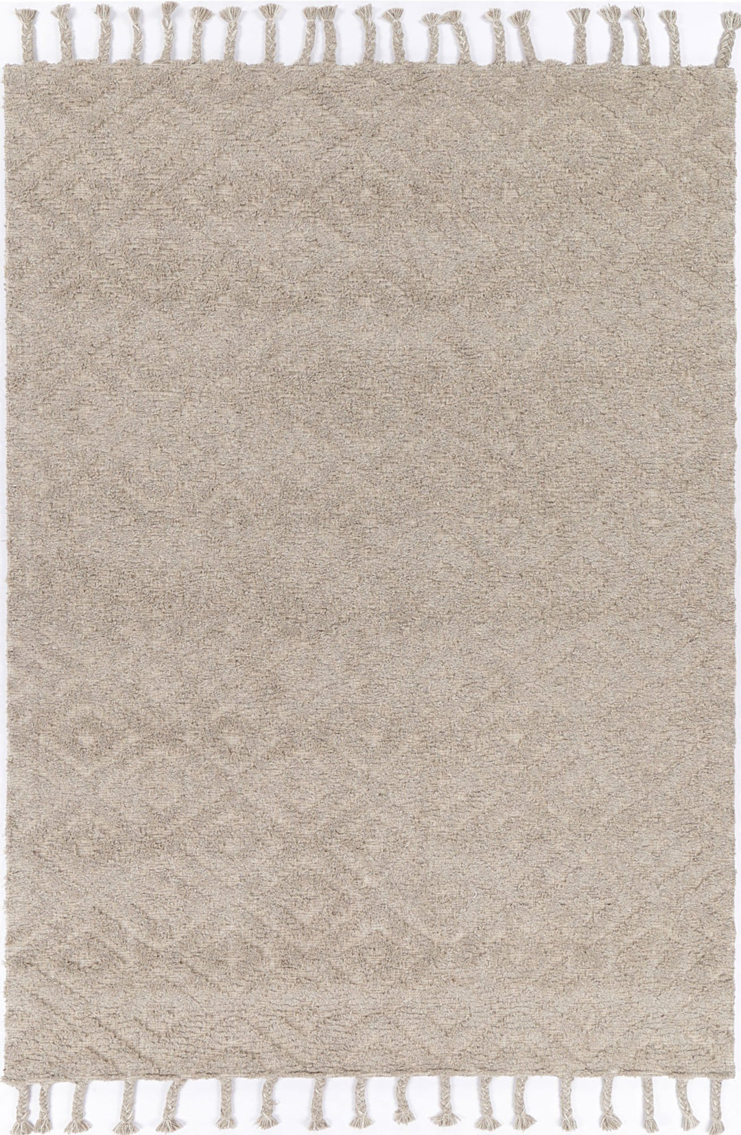 Goa Plush Diamond Ash Rug