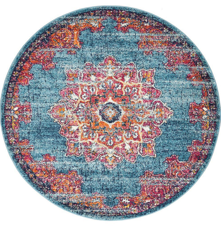 Radiance 433 Marine Round Rug