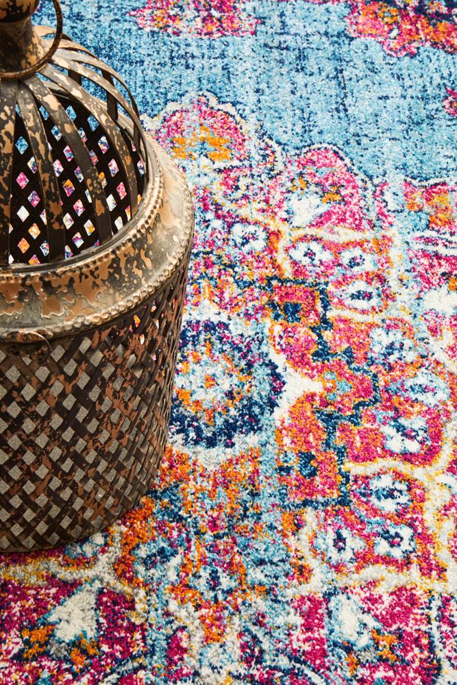 Radiance 433 Marine Round Rug