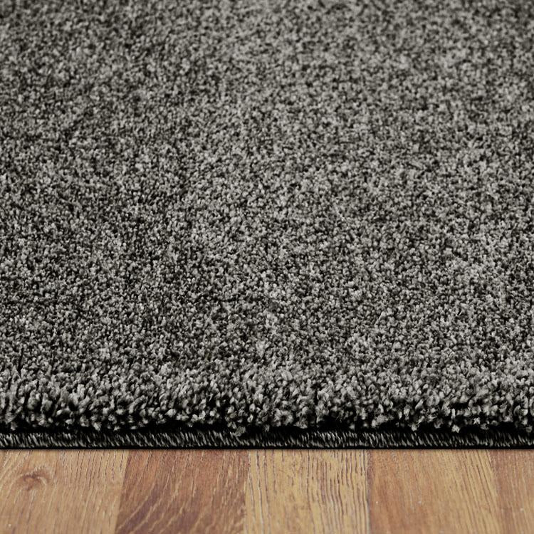 Simple 6365 Dark Grey Hallway Runner