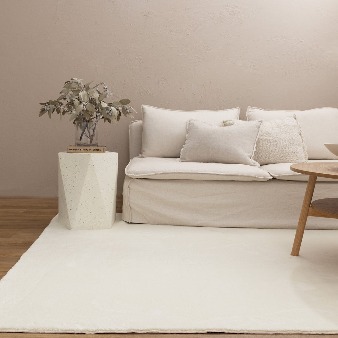 Cloud Comfort Cream Washable Rug