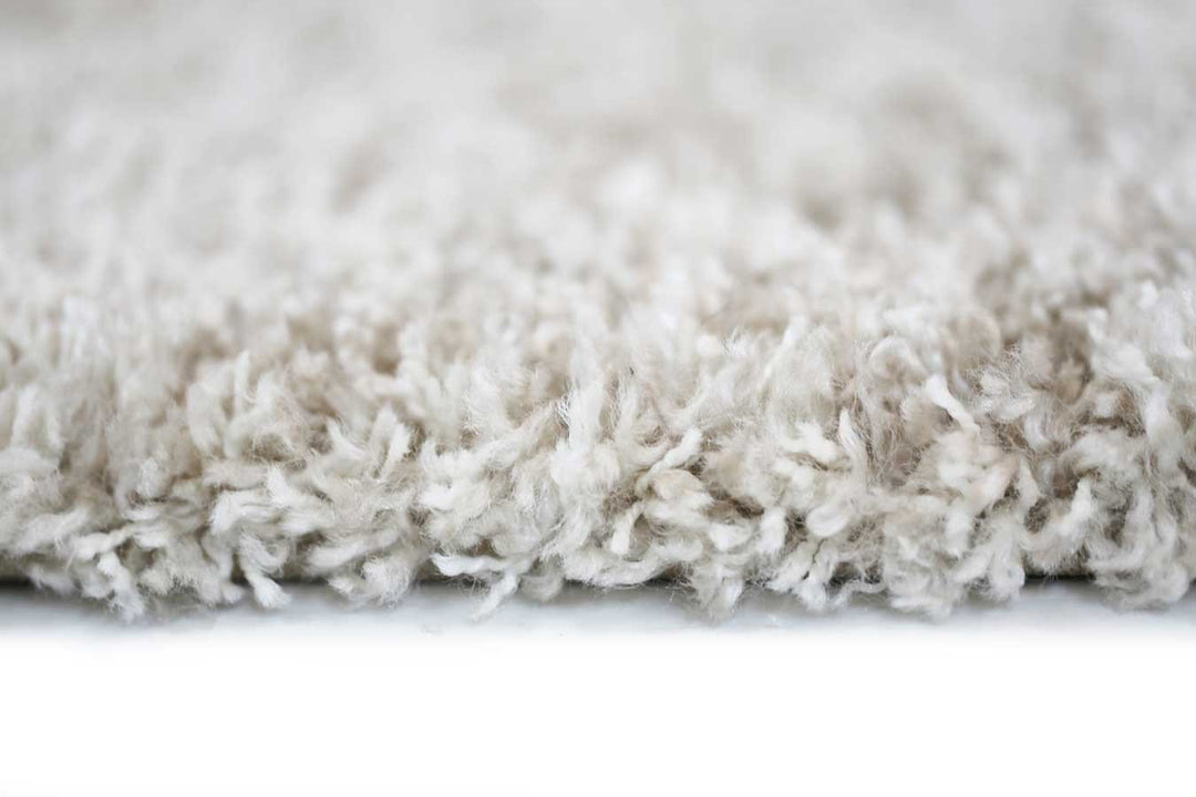 Austin Plush Beige Cream Shaggy Rug