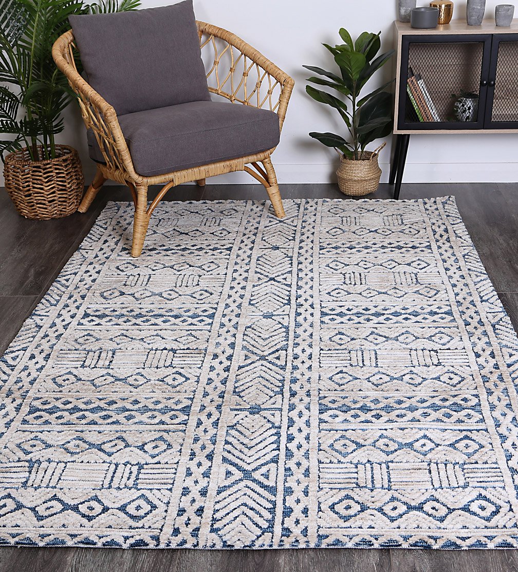 Amritsar Tribal Blue Rug