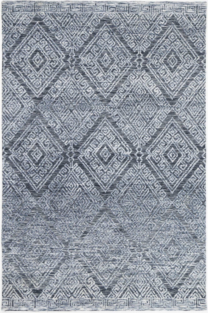 Amritsar Diamond Denim Rug