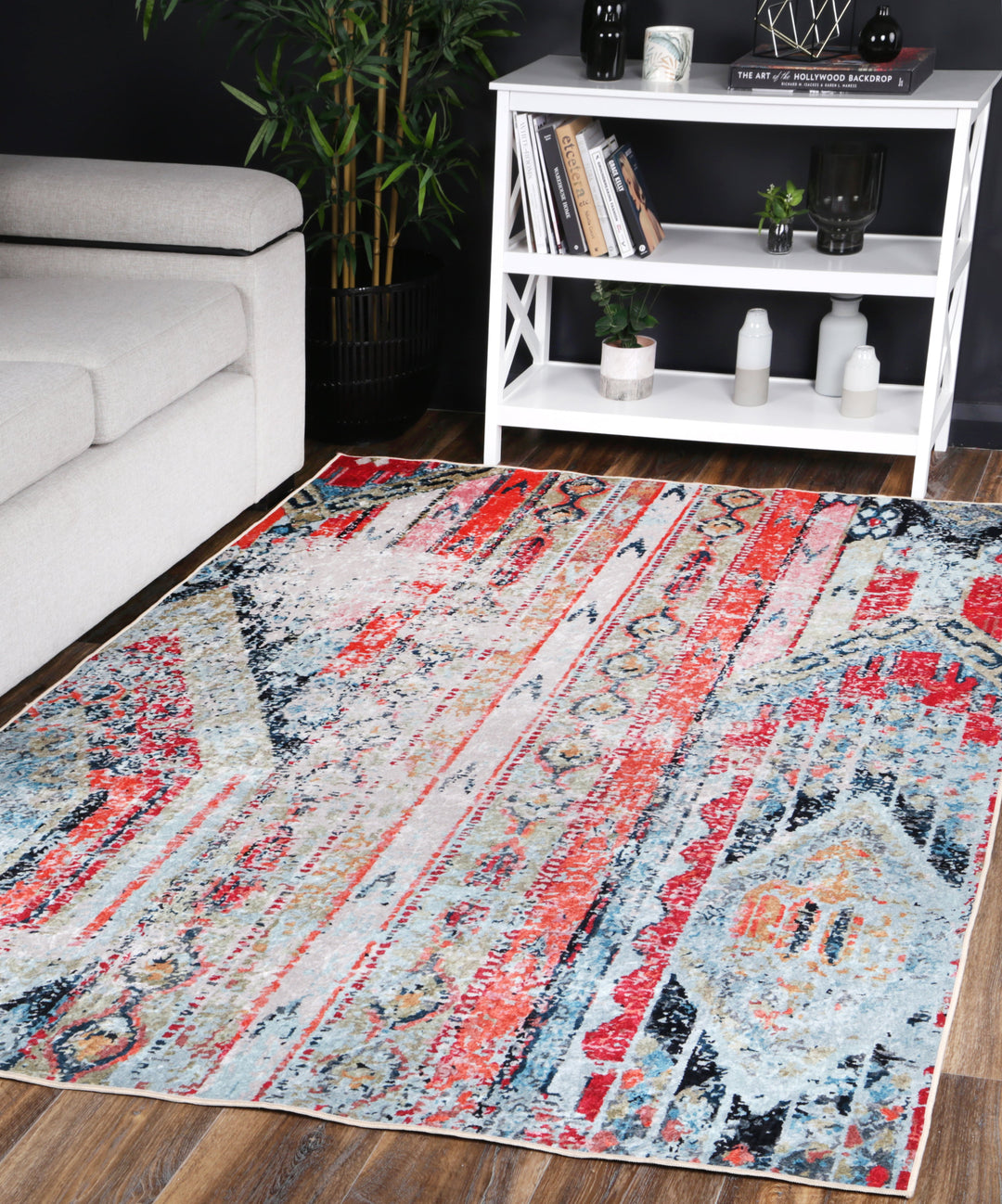 Angelic Boho Multi Non-Slip Rug - ANGE10