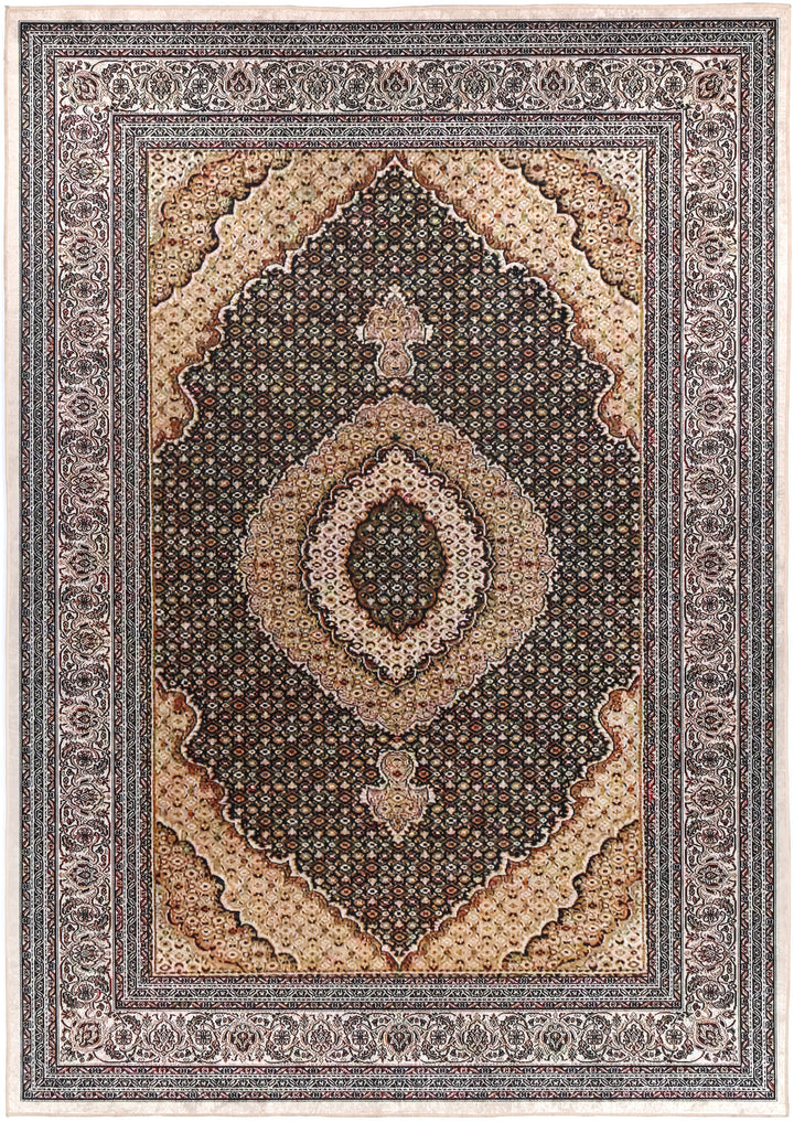 Angelic Medallion Gold Non-Slip Rug - ANGE11