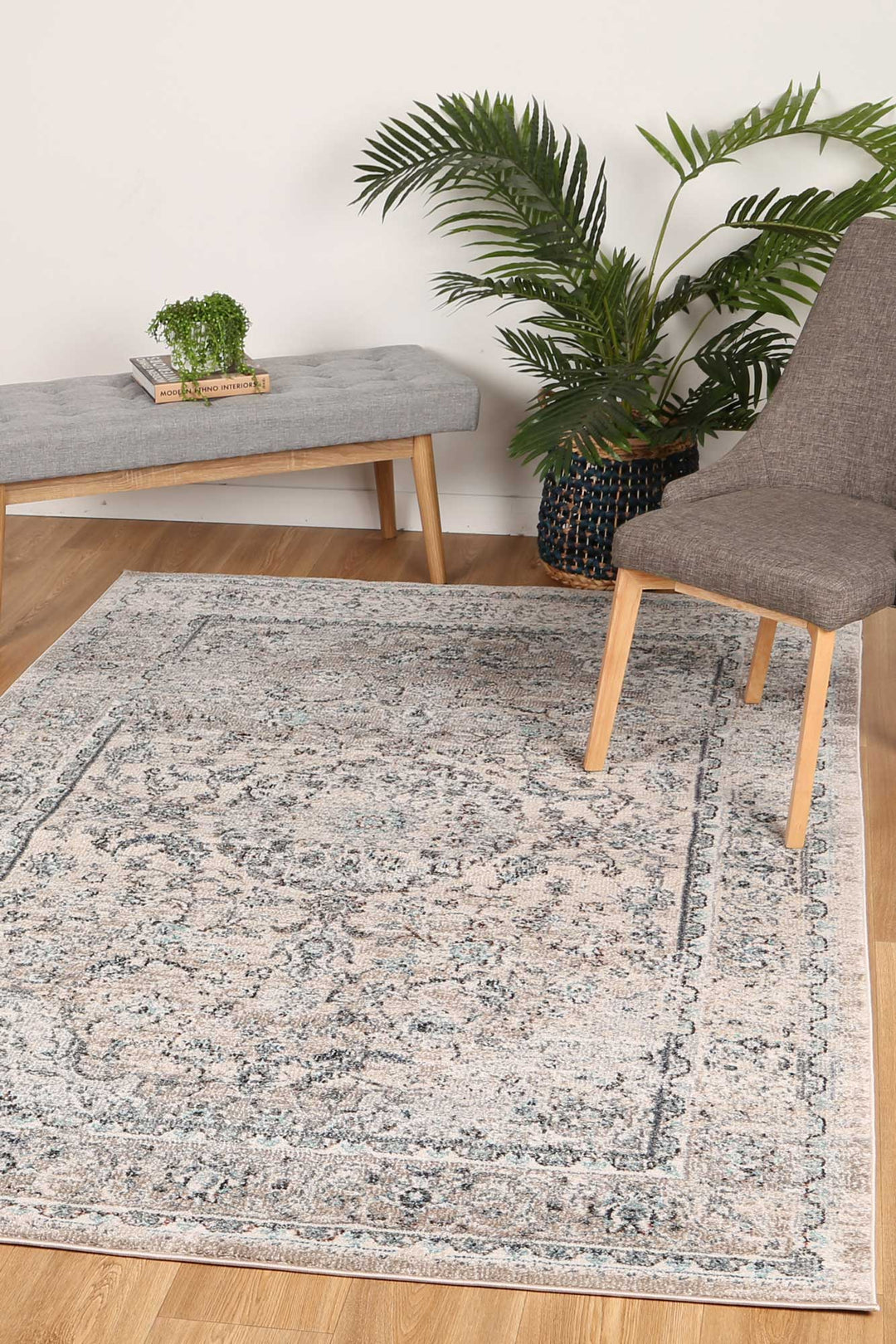 Artifact Grey Traditional Rug