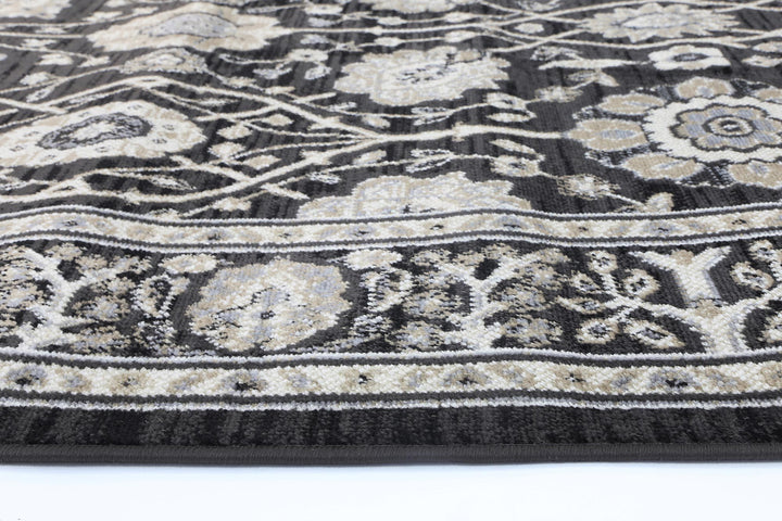 Arya Grey Ziegler Traditional Rug