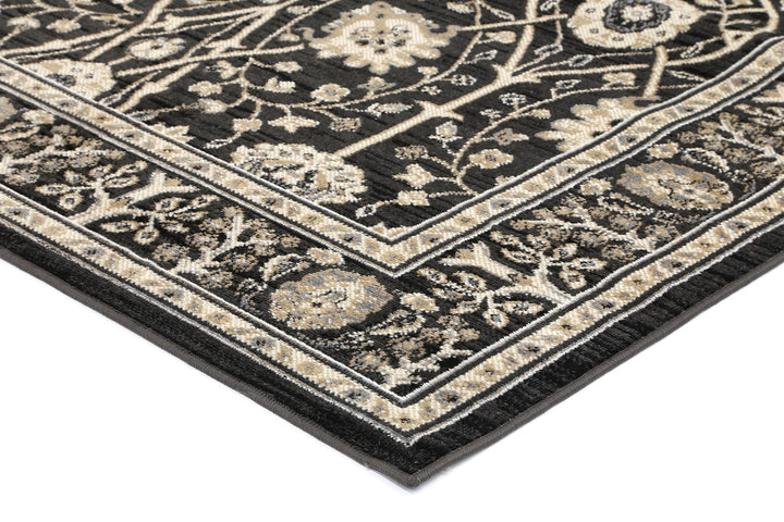 Arya Grey Ziegler Traditional Rug