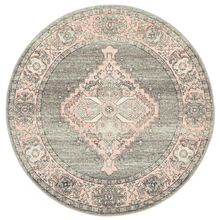 Avenue 703 Grey Round Rug