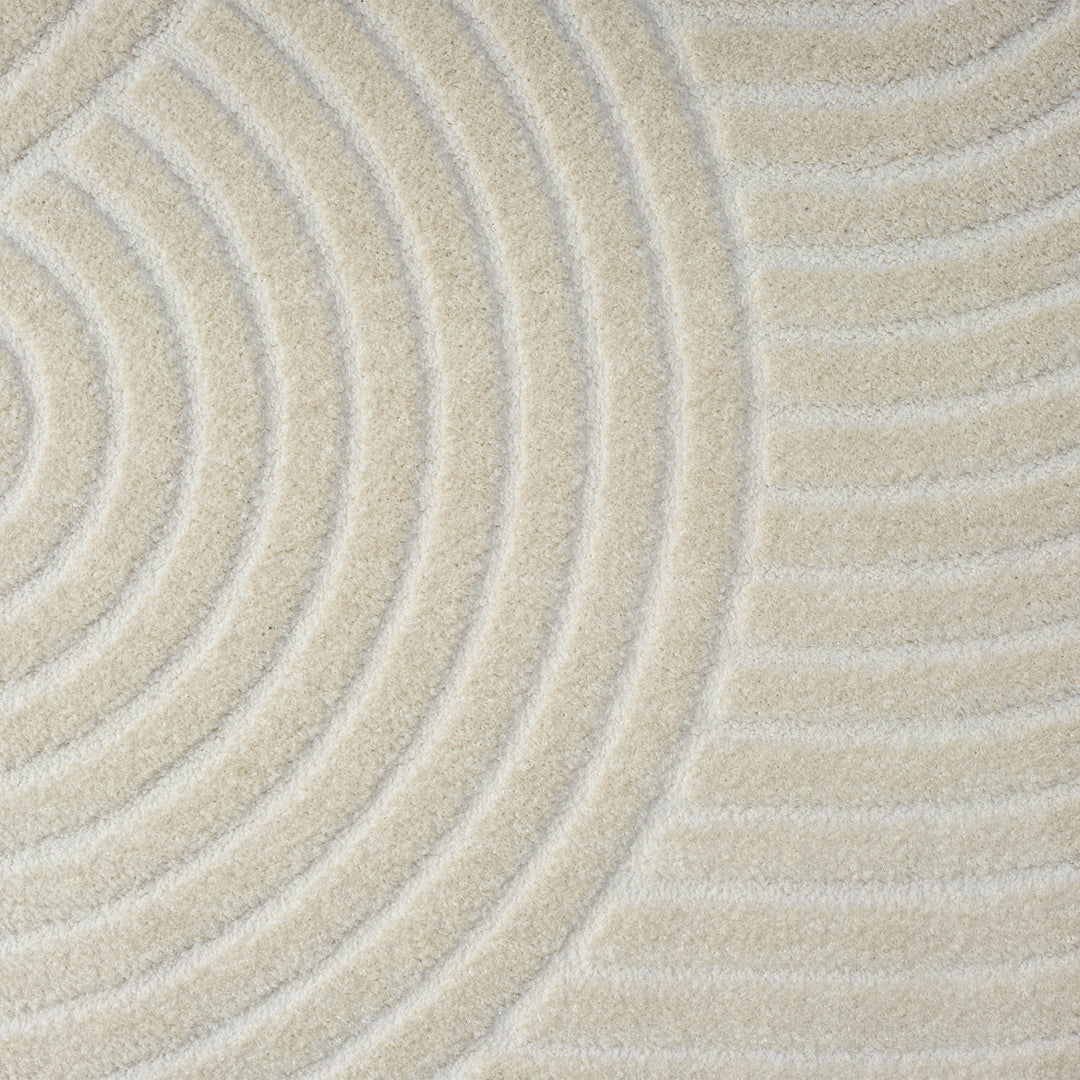 Arcadia Sculpted Arches Sand Runner Rug