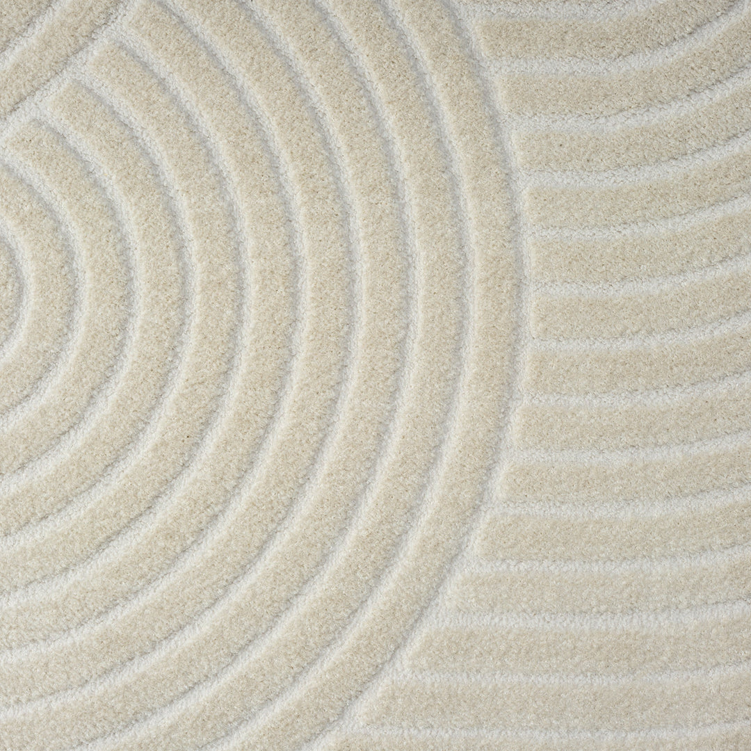 Arcadia Sculpted Arches Sand Rug