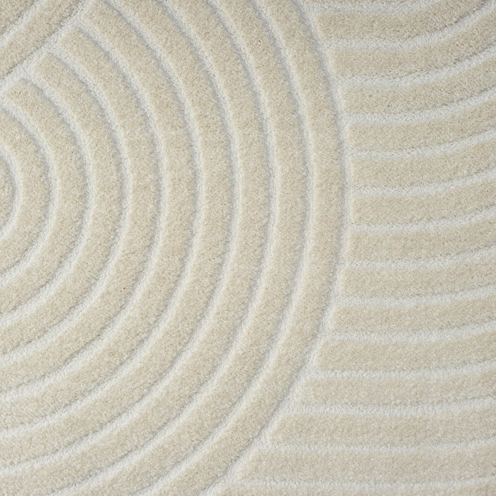 Arcadia Sculpted Arches Sand Rug