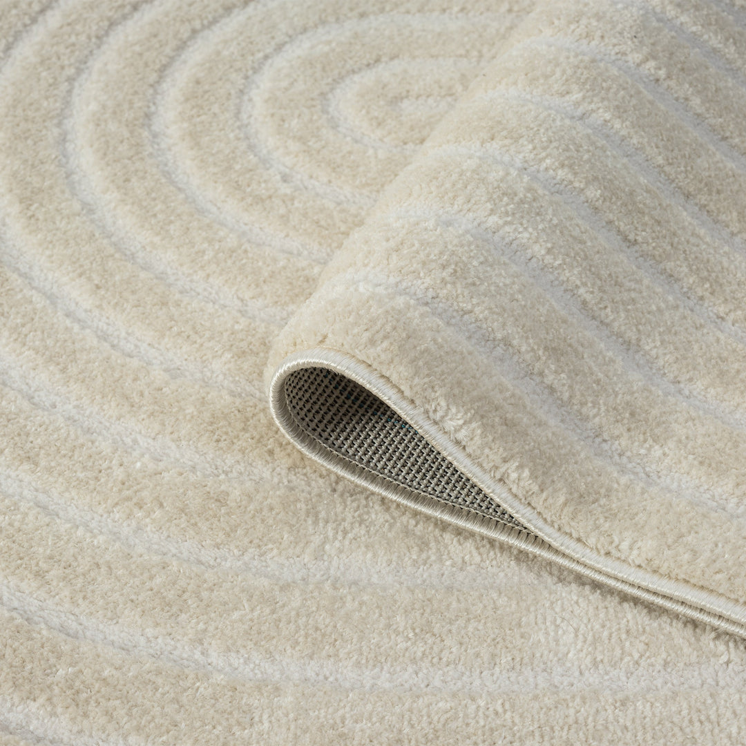 Arcadia Sculpted Arches Sand Rug