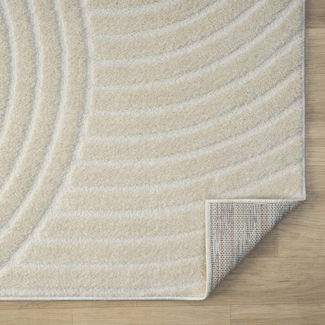 Arcadia Sculpted Arches Sand Rug