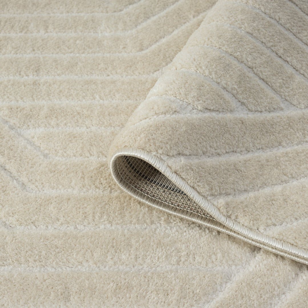 Arcadia Geometric Maze Stone Runner Rug