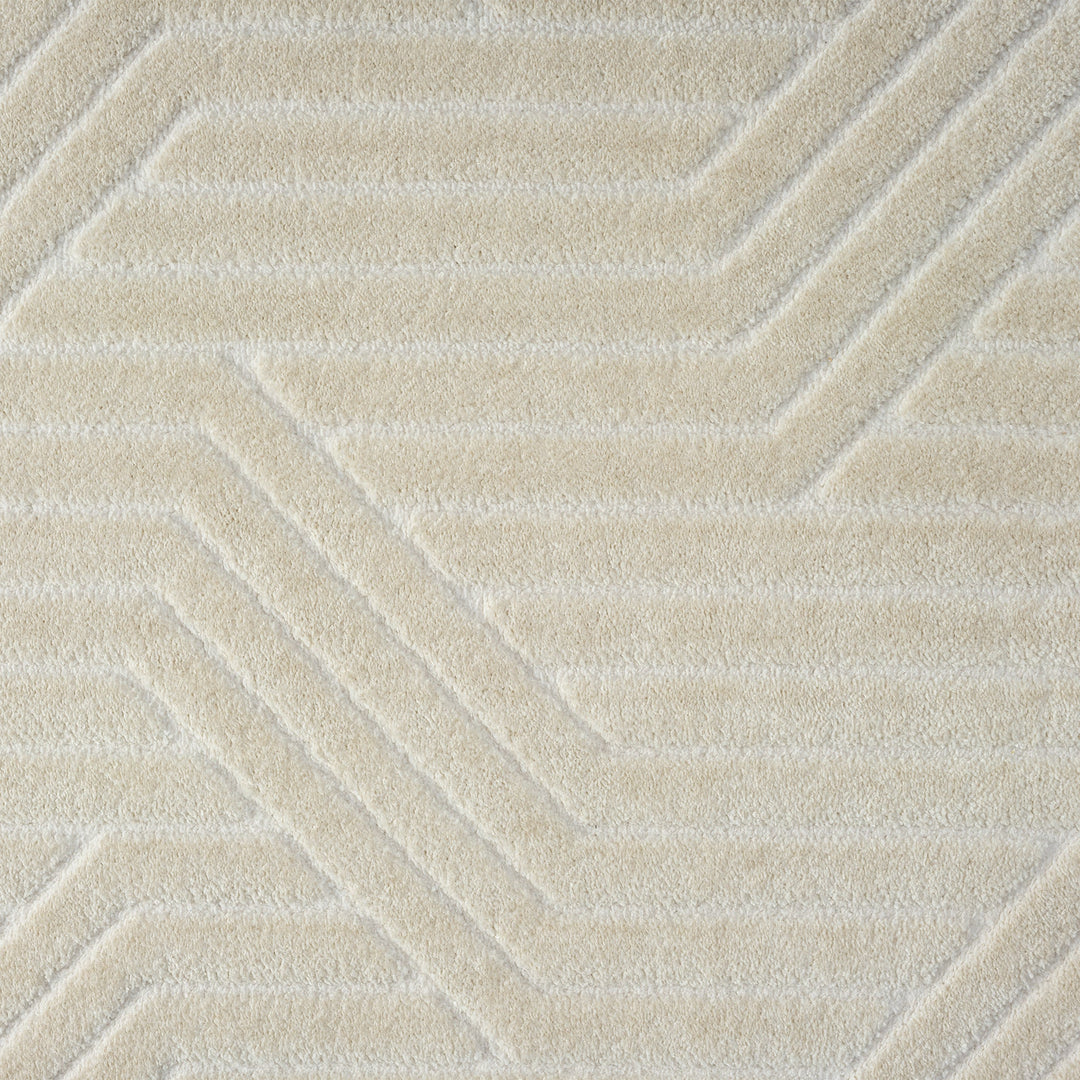 Arcadia Geometric Maze Stone Rug