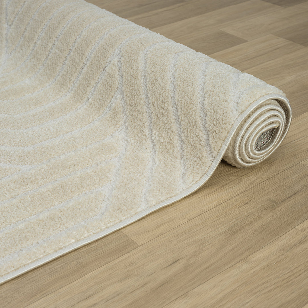 Arcadia Geometric Maze Stone Rug