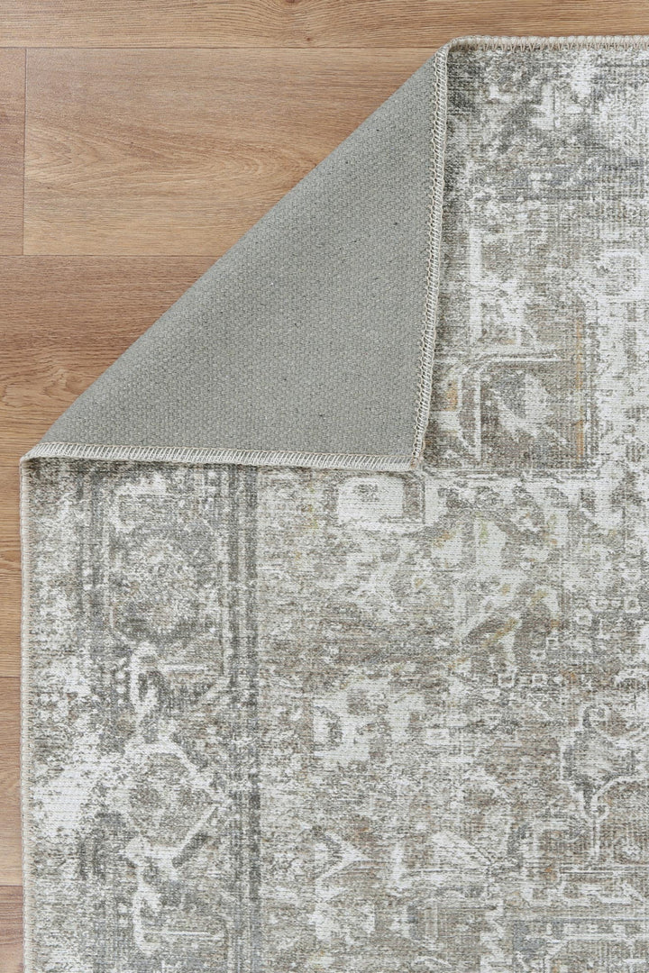 Babylon Nuzi Neutral Washable Rug