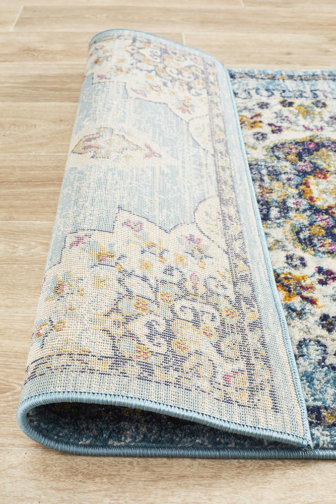 Babylon 202 Blue Runner Rug