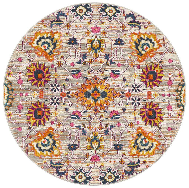 Babylon 210 Multi  Round Rug