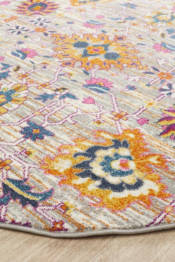 Babylon 210 Multi  Round Rug