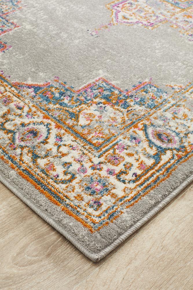 Babylon 211 Grey  Runner Rug