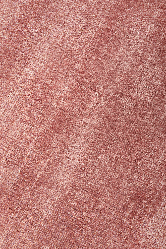 Bliss Blush Pink Minimal Luxury Viscose Rug