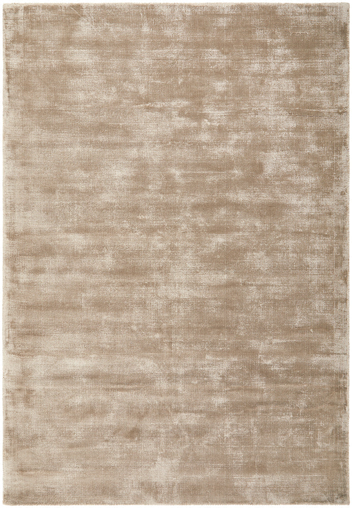 Bliss Silver Oyster Minimal Luxury Viscose Rug