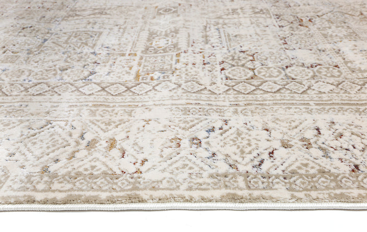 Bohemian Paradise Panel Beige Multi Rug