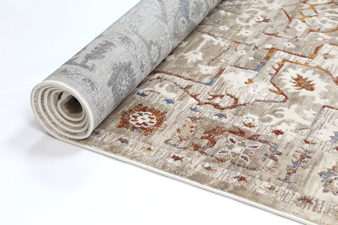 Bohemian Paradise Medalion Beige Multi Rug