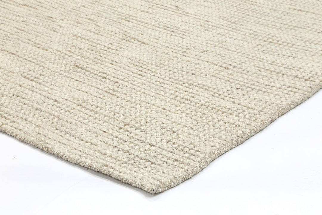 Nordic Beige Reversible Wool Rug