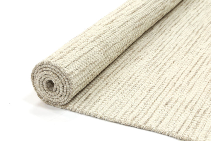 Nordic Beige Reversible Wool Rug