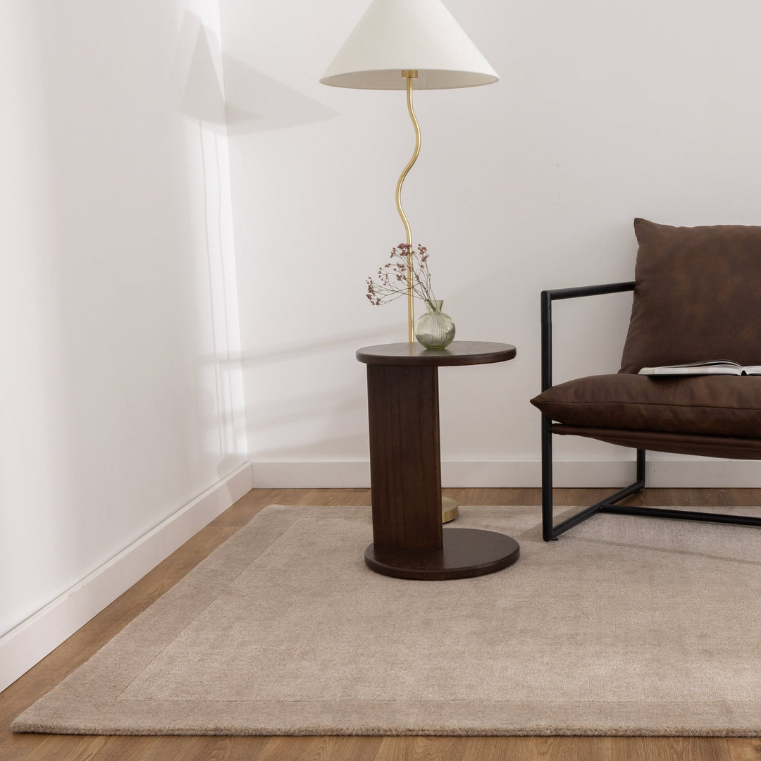 Sedona Camel Border Wool Rug
