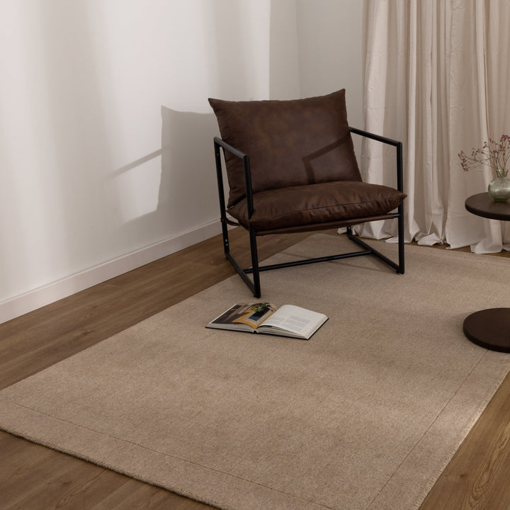 Sedona Caramel Border Wool Rug