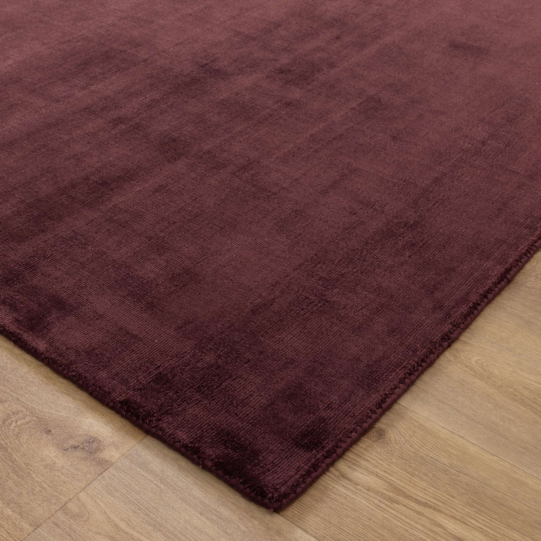 Reverie Modern Minimal Chocolate Cherry Rug