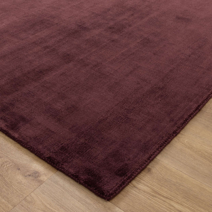 Reverie Modern Minimal Chocolate Cherry Rug