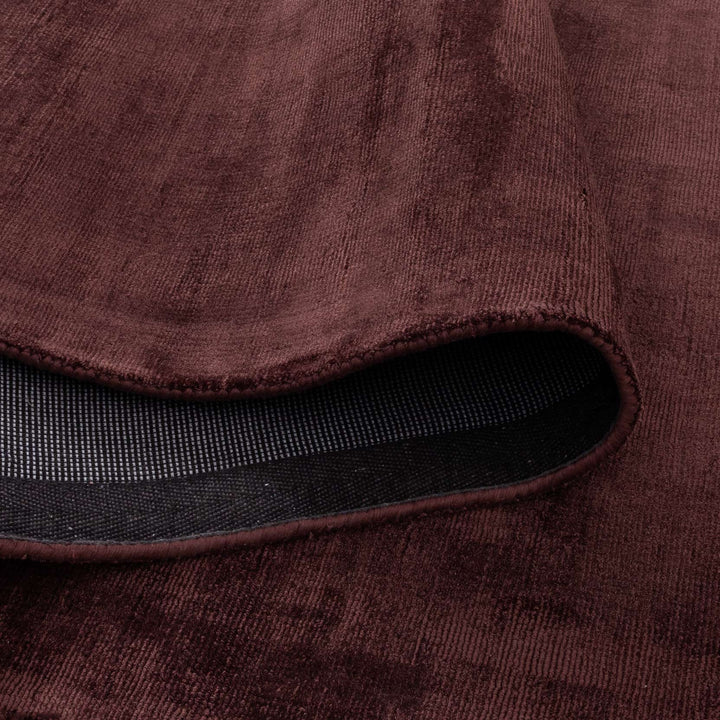 Reverie Modern Minimal Chocolate Cherry Rug