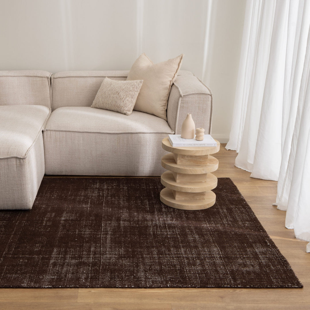 Harbour Chocolate Brown Indoor Outdoor Rug