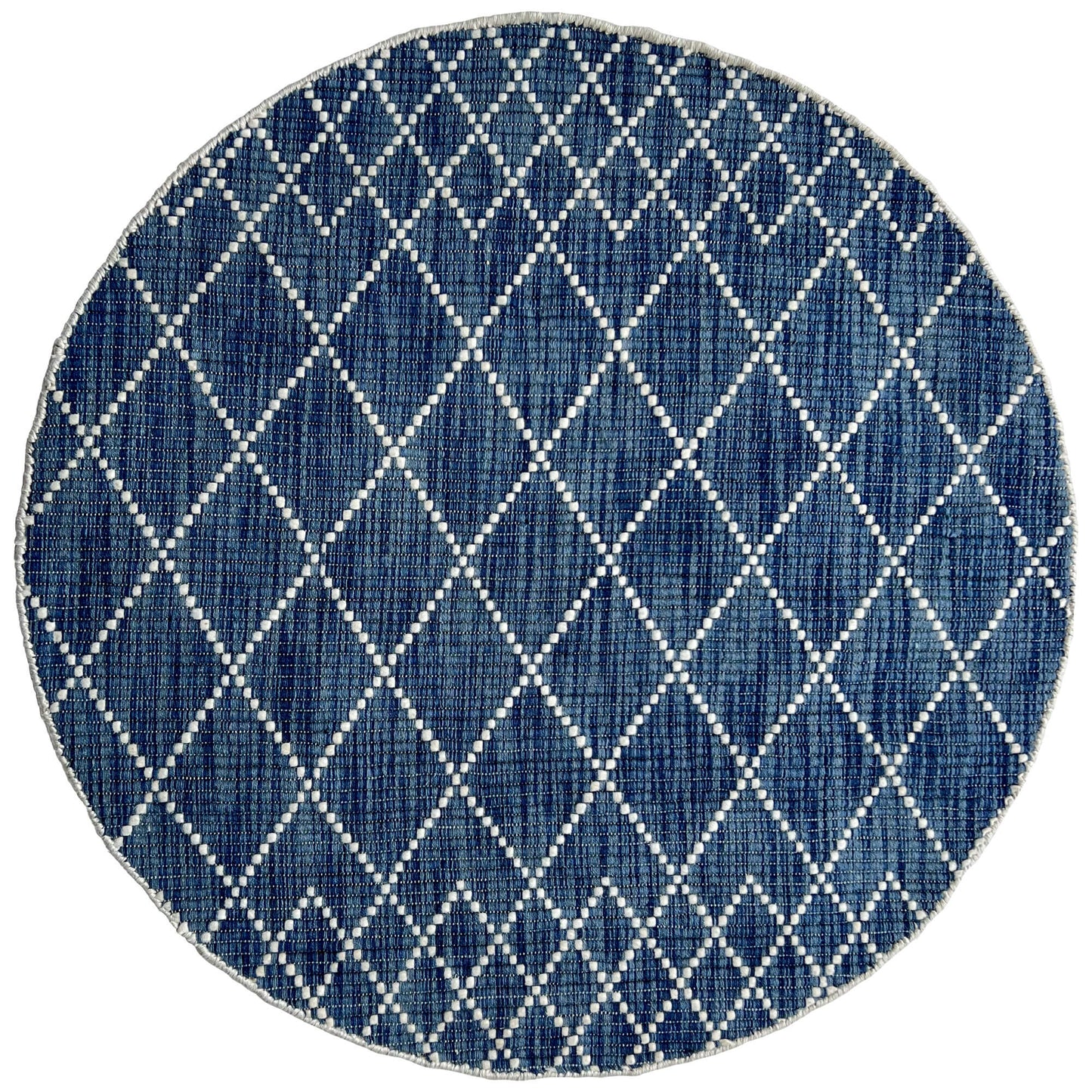 Argyle Blue Round