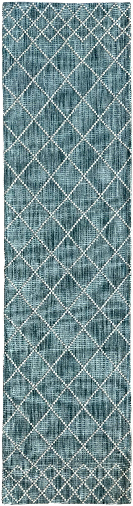 Argyle Teal Runner