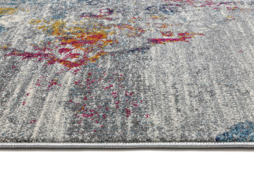 Delicate Multi Grey Oriental Rug