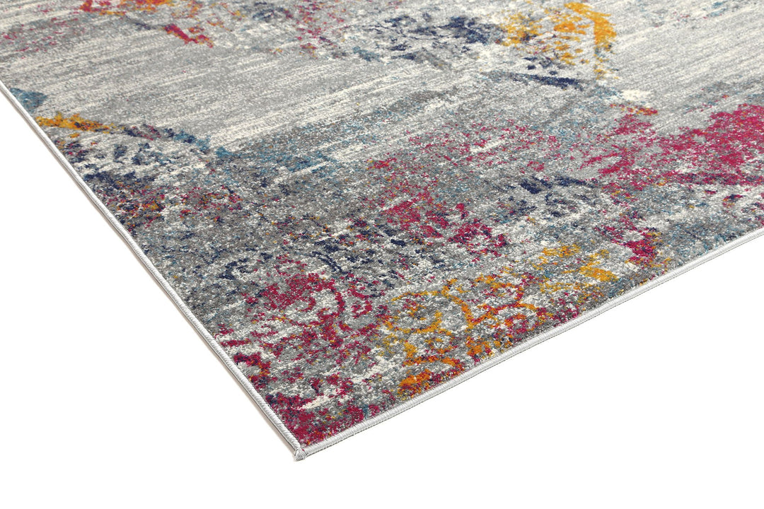 Delicate Multi Grey Oriental Rug