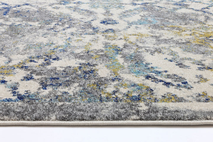 Delicate Blue Green Contemporary Rug