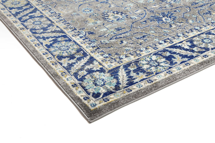 Delicate Navy Blue Oriental Rug