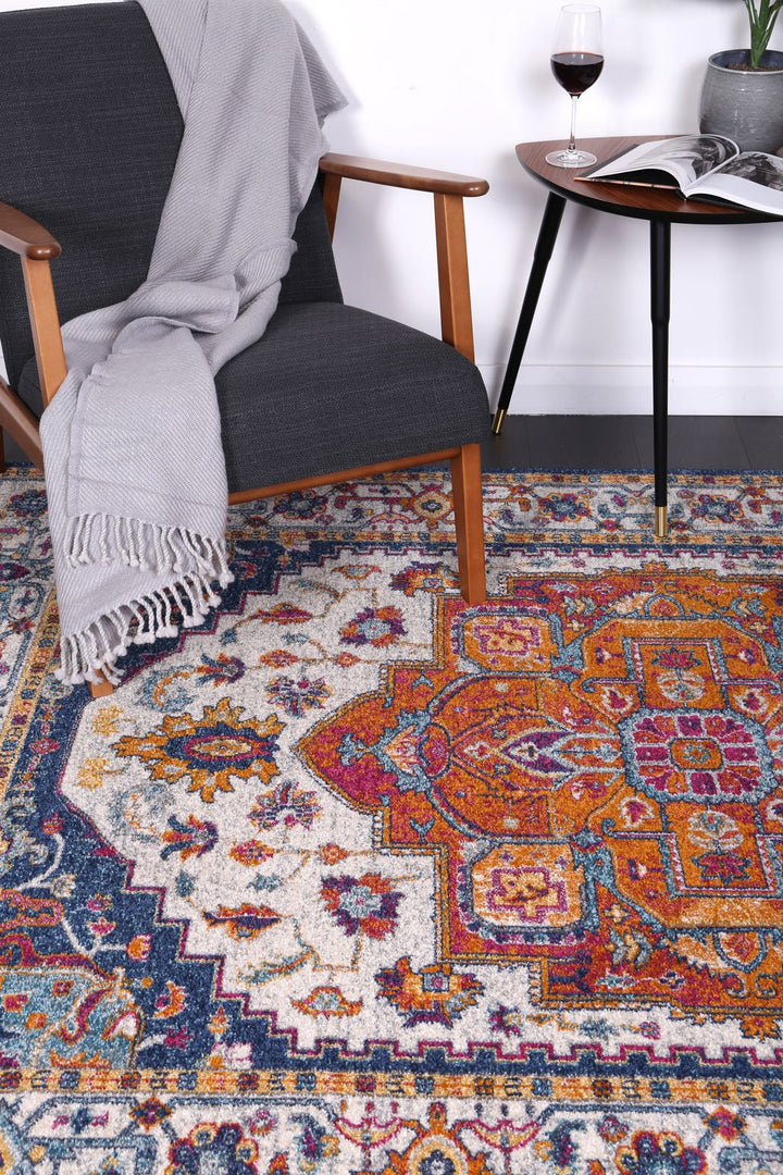 Delicate Multi Oriental Rug