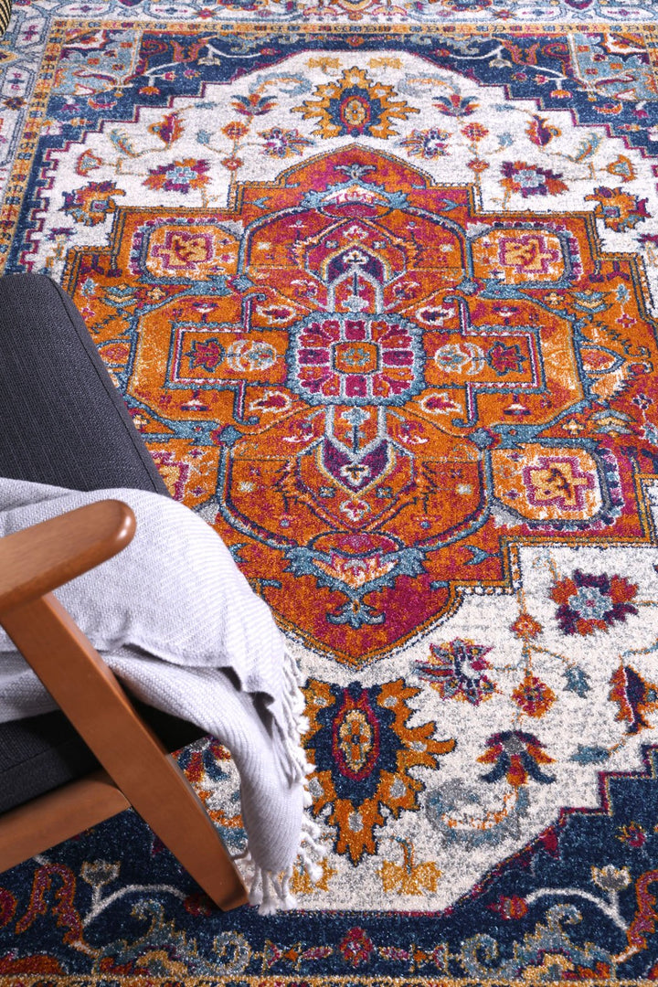 Delicate Multi Oriental Rug