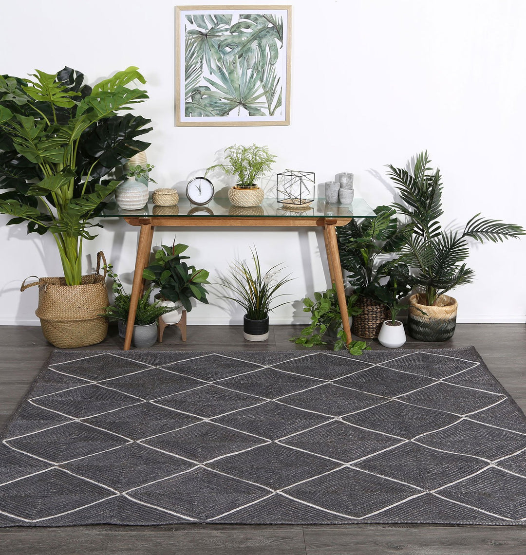 Artisan Grey Natural Diamond Rug