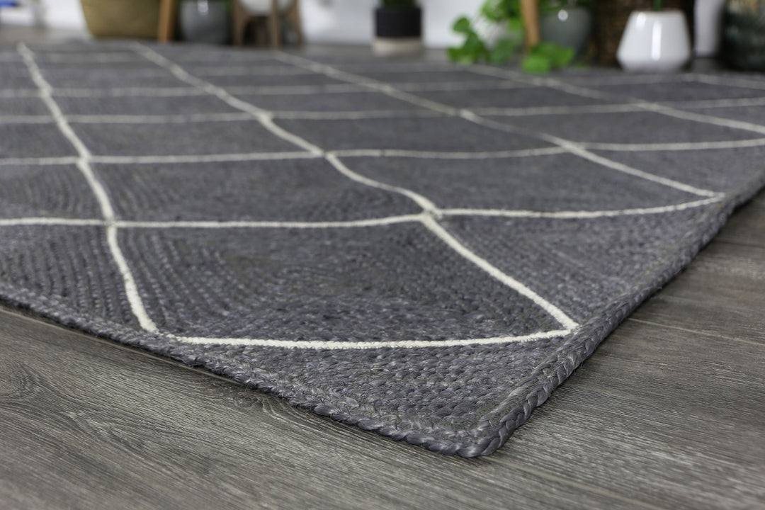 Artisan Grey Natural Diamond Rug