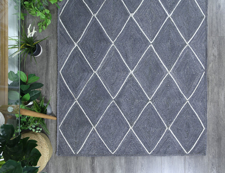 Artisan Grey Natural Diamond Rug